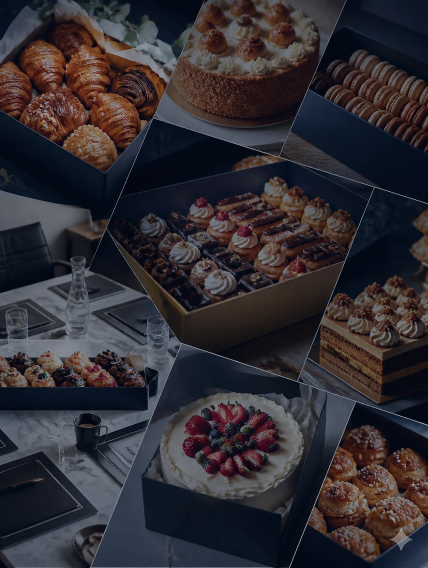 Paris Baguette catering pastries and cakes
