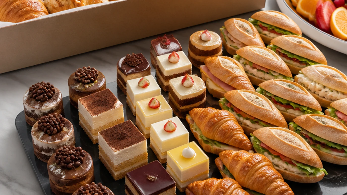 Assorted Paris Baguette pastry box for catering